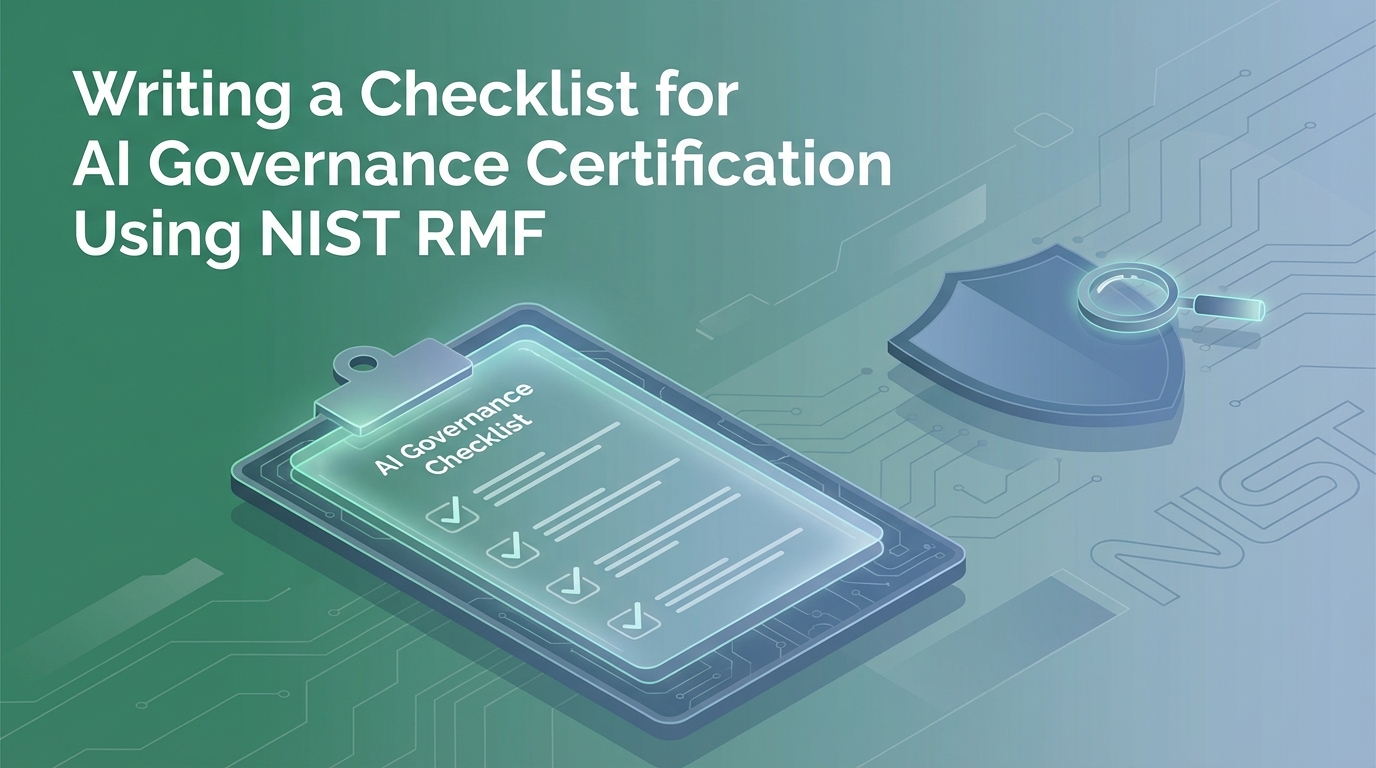 NIST RMF Checklist